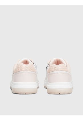 Tenis Blancos Para Niña Con Detalles Rosa Calvin Klein