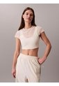 Camiseta Natural Deportiva De Corte Ajustado Calvin Klein de Calvin Klein