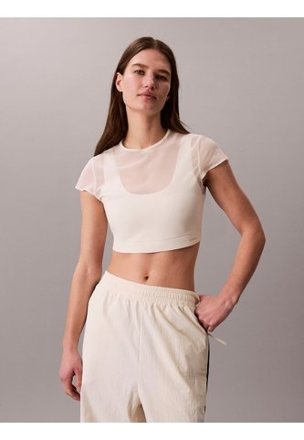 Camiseta Natural Deportiva De Corte Ajustado Calvin Klein Calvin Klein