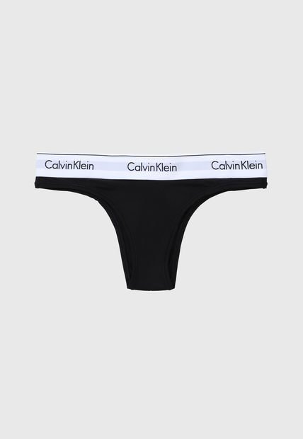 Pantie Negro-Blanco Calvin Klein