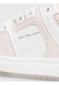 Tenis Blancos Para Niña Con Detalles Rosa Calvin Klein de Calvin Klein