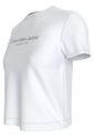 Camiseta Blanca Regular Con Logo Institutional Calvin Klein de Calvin Klein