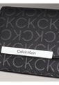 Billetera Negra De Plegado Triple Con Logo Pequeño Calvin Klein de Calvin Klein