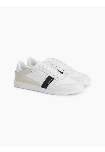 Tenis Blancos Bajas Casuales Para Hombre Calvin Klein