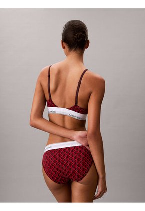 Bralette Rojo Triangular - Icon Cotton Modal Calvin Klein