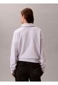 Saco Blanco De Tejido French Terry Con Cremallera Calvin Klein de Calvin Klein