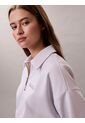 Saco Blanco De Tejido French Terry Con Cremallera Calvin Klein de Calvin Klein