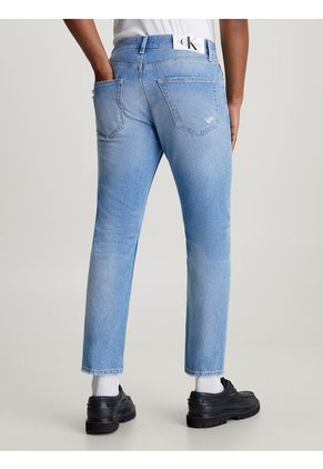 Dad Jeans Con Rotos Calvin Klein
