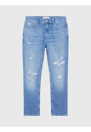 Dad Jeans Con Rotos Calvin Klein