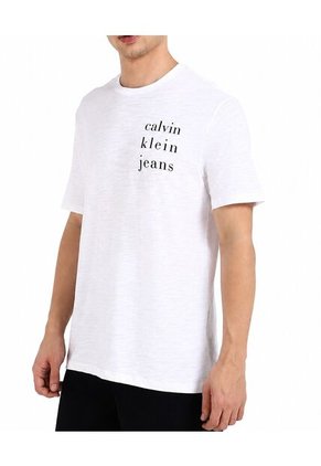 Camiseta Blanca Classic Crewneck Calvin Klein