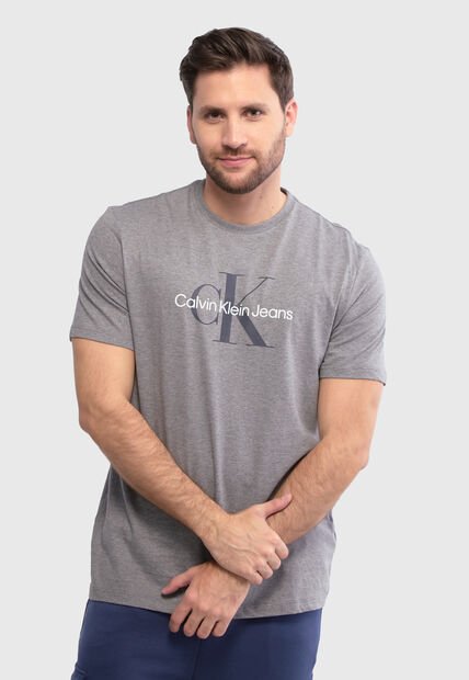 Camiseta Calvin Klein Gris