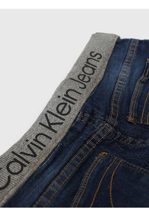 Jeggings Con Logo Niña Azul Calvin Klein