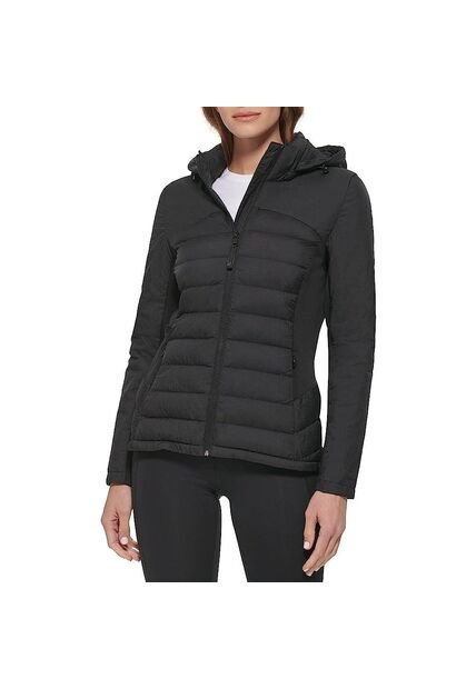 Chaqueta Azul Ligera De Técnica Mixta Calvin Klein