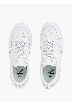 Tenis Deportivas Con Logo Mujer Blanco Calvin Klein