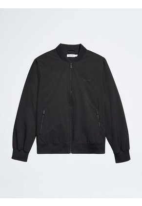 Chaqueta Negra Con Cierre Y Bolsillos Laterales Calvin Klein