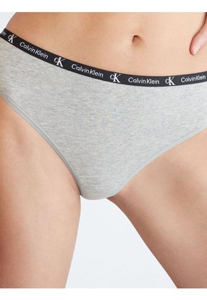 Bikini Con Logo Mujer Gris Calvin Klein