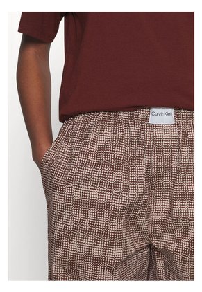 Conjunto Multicolor De Pijama Mujer Café Calvin Klein