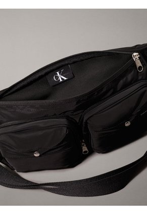 Bolso Negro Cruzado 2 En 1 Plegable Calvin Klein