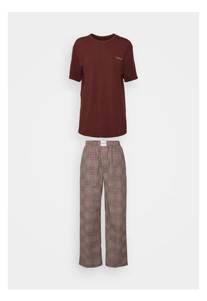 Conjunto Multicolor De Pijama Mujer Café Calvin Klein