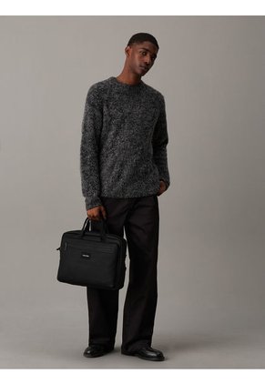 Maletín Negro Convertible Para Portátil Calvin Klein