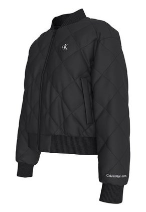 Chaqueta Negro Bomber Acolchada Holgada Calvin Klein
