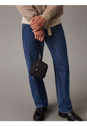 Bolso Negro Cruzado 2 En 1 Plegable Calvin Klein