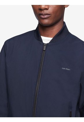 Chaqueta Azul Con Cierre Para Hombre Calvin Klein