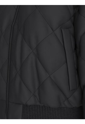 Chaqueta Negro Bomber Acolchada Holgada Calvin Klein