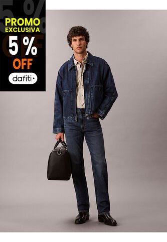 Jeans Azul De Corte Recto Clásico Con Efecto Tornasolado Calvin Klein Calvin Klein