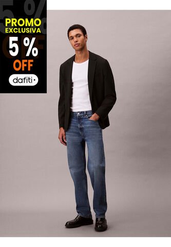 Jeans Azul Standard Straight Tinte Calvin Klein Calvin Klein