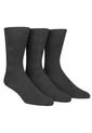 Pack Negro De 3 Medias Con Textura Bambú Calvin Klein de Calvin Klein