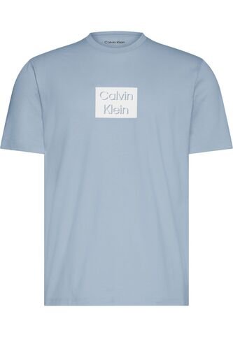 Camiseta Azul White Bogo Graphic Crewneck Calvin Klein Calvin Klein