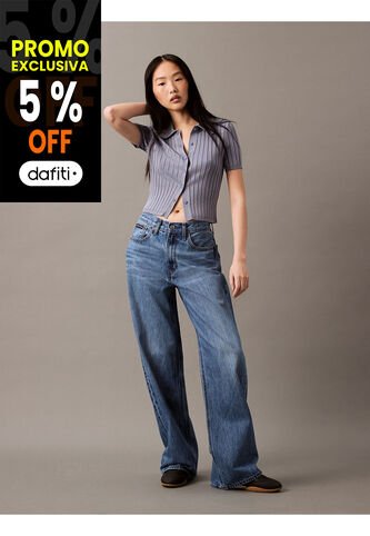 Jeans Morado Relaxed Calvin Klein Calvin Klein