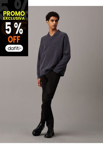 Jeans Negro De Corte Slim Straight Calvin Klein Calvin Klein