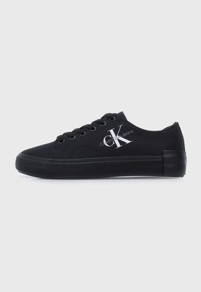Tenis Lifestyle Negro-Blanco Calvin Klein Ess Vulcaniced Laceup
