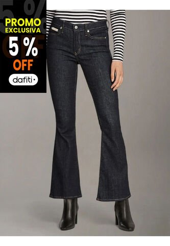 Jeans Azul Oscuro Bota Campana Calvin Klein Calvin Klein