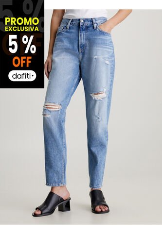 Mom Azul Jeans Calvin Klein Calvin Klein
