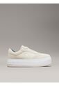 Tenis Blanco De Ante De Plataforma Calvin Klein de Calvin Klein