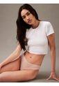 Tanga Beige De Talle Bajo - Ideal Cotton Calvin Klein de Calvin Klein