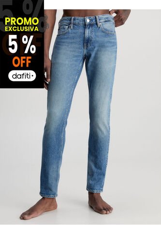 Jeans Con Ajuste Slim Hombre Azul Calvin Klein Calvin Klein