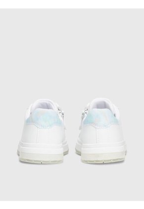 Tenis Blancos CK Jeans Con Detalle Celeste Calvin Klein
