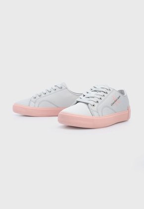Tenis Lifestyle Verde Menta-Rosa Calvin Klein Ess Vulcanized Laceup Low NY