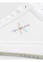 Tenis Blancos CK Jeans Con Detalle Celeste Calvin Klein de Calvin Klein