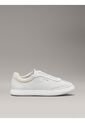 Tenis Gris De Cuero De Perfil Bajo Calvin Klein de Calvin Klein