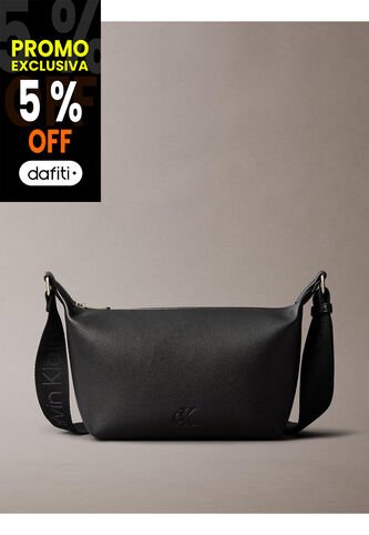 Bolso Negro De Hombro Ultralight Calvin Klein Calvin Klein