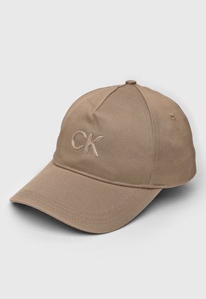 Gorra Café-Plateado Calvin Klein