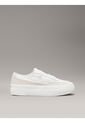 Tenis Blanco De Lona Con Plataforma Calvin Klein de Calvin Klein