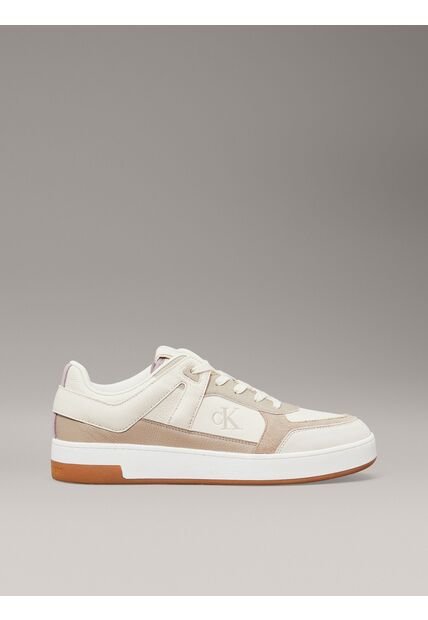 Tenis Multicolor Basket De Cuero Calvin Klein