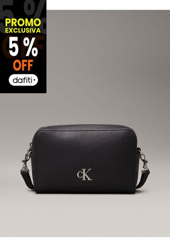 Bolso Negro Cruzado Camera Minimal Monogram Calvin Klein Calvin Klein