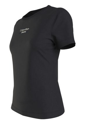 Camiseta Con Logo Negro Mujer Negro Calvin Klein